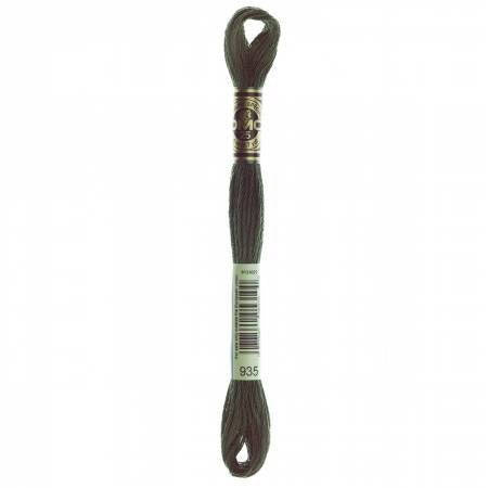 Embroidery floss - dark avocado green - 935