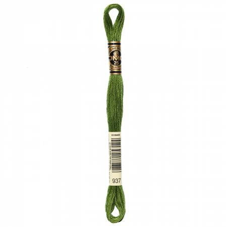 Embroidery floss - md avocado green - 937