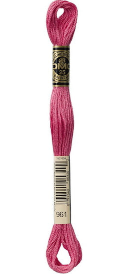 Embroidery floss - dark dusty rose - 961