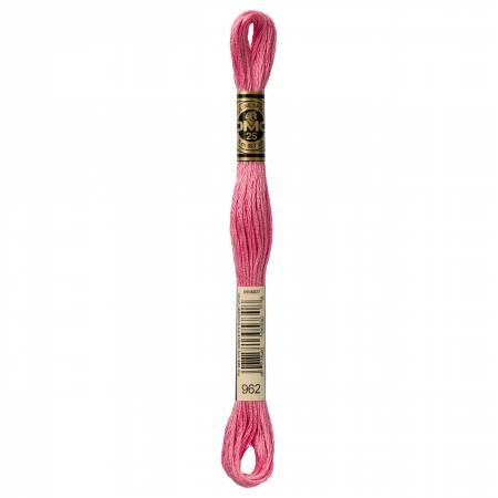 Fil à broder - rose ancien - 962