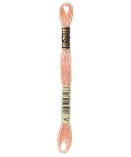 Embroidery floss - v light apricot - 967