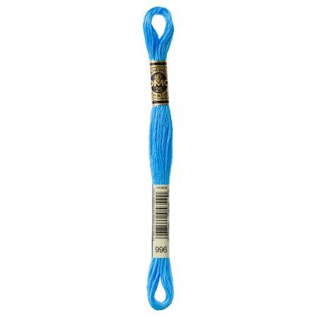 Embroidery floss - md electric blue - 996