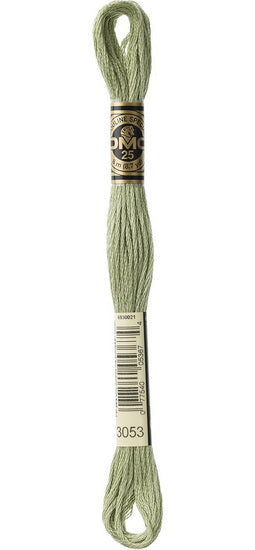 Embroidery floss - green gray - 3053
