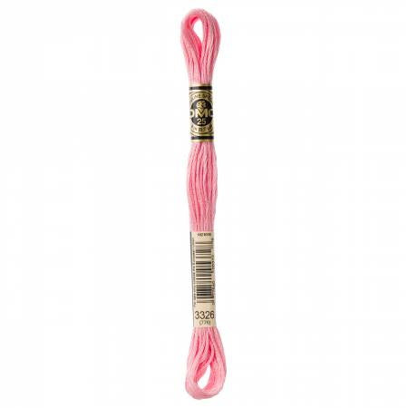 Fil à broder - rose eglantine 3326 - 3326