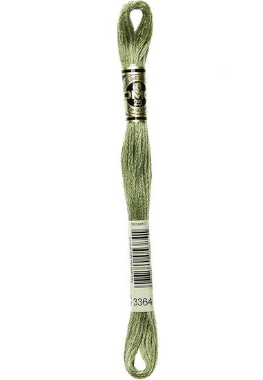 Fil à broder - vert sauge - 3364