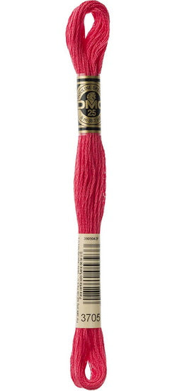 Embroidery floss - dark melon - 3705