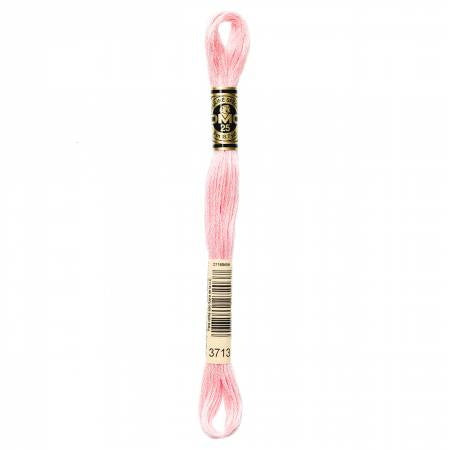 Embroidery floss - v light salmon - 3713