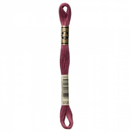 Embroidery floss - dark antique mauve - 3726