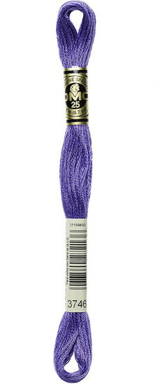 Embroidery floss - dark blue violet - 3746