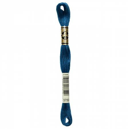 Embroidery floss - v dark antique blue - 3750