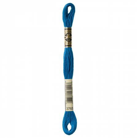 Embroidery floss - v dk peacock blue - 3765