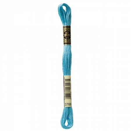 Embroidery floss - light peacock blue - 3766