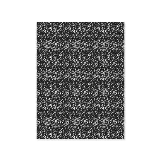 Papier imprimé - grain noir et blanc