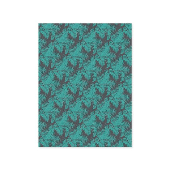 Papier imprimé - feuillage vert