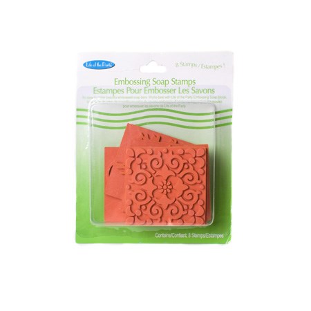 Soap embossing stamp