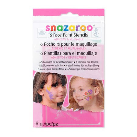 Ens. pochoirs maquillage fantaisie