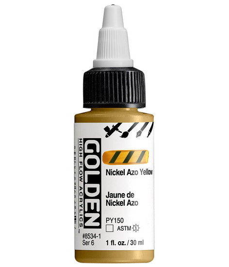 Acrylique high flow - 1 oz  jaune nickel azo  s6