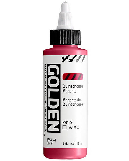 Acrylic high flow - 4 oz  quinacridone magenta  s7