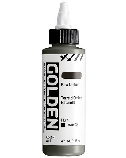 Acrylic high flow - 4 oz  raw umber  s1