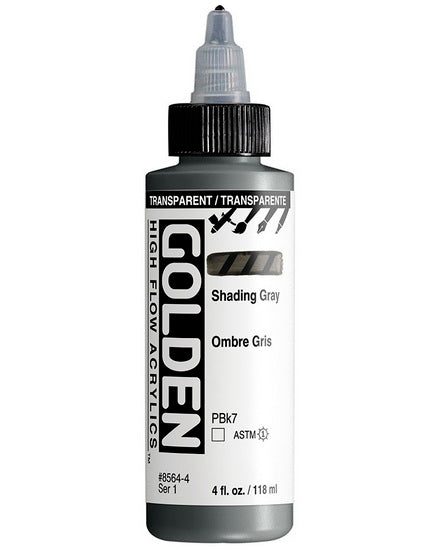 Acrylic high flow - 4 oz  transparent shading gray  s1