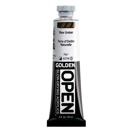 Acrylic open - 2 oz  raw umber  s1