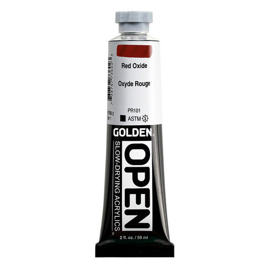 Acrylic open - 2 oz  red oxide  s1
