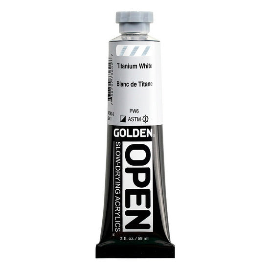 Acrylic open - 2 oz  titanium white  s1