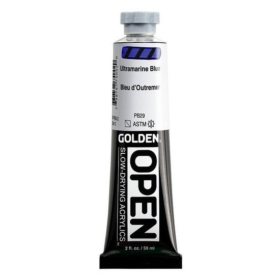 Acrylic open - 2 oz  ultramarine blue  s2