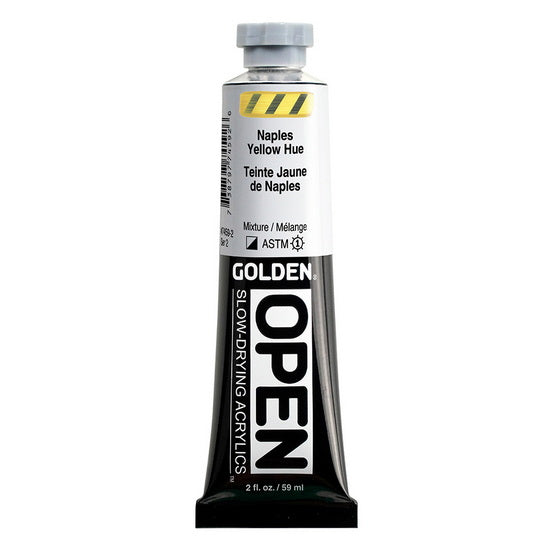 Acrylic open - 2 oz  naples yellow hue  s2