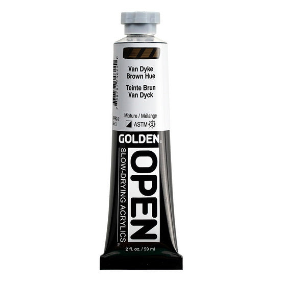 Acrylic open - 2 oz  van dyke brown hue  s3