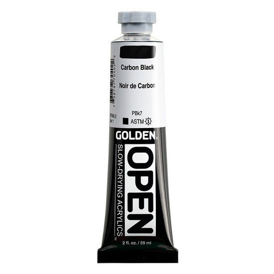 Acrylic open - 2 oz  carbon black  s1