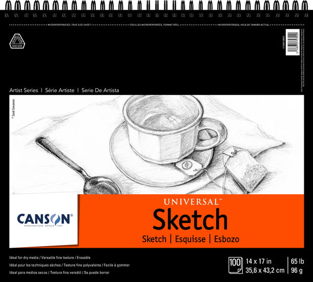 Sketchbook - spiral - 65lb - 14x17in (100s)