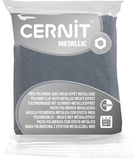 PÂTE À MODELER POLYMÈRE - MÉTALLIQUE Argent