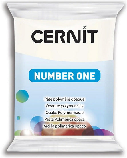 PÂTE À MODELER POLYMÈRE NUMBER ONE - FINITION OPAQUE Blanc Opaque 56