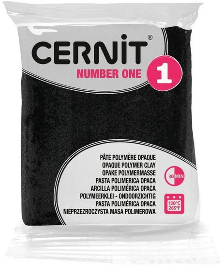 PÂTE À MODELER POLYMÈRE NUMBER ONE - FINITION OPAQUE Noir 0,056