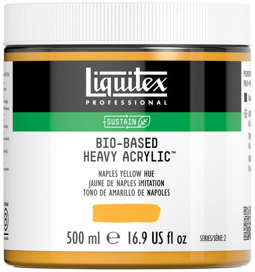 Bio hb acrylic - 16oz - naples yellow hue - s2