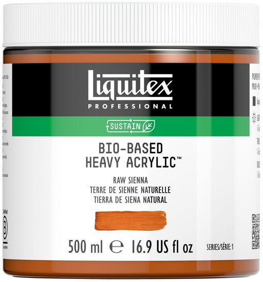 Bio hb acrylic - 16oz - raw sienna - s1