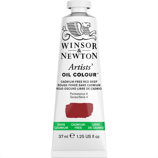 Artist oil - 37ml - cadmium-free red deep - s4