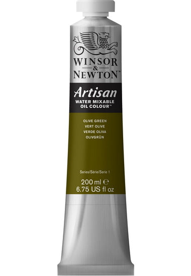 Artisan Water-Mixable Oil Colour - OLIVE GREEN KILOGRAM - 200 MI