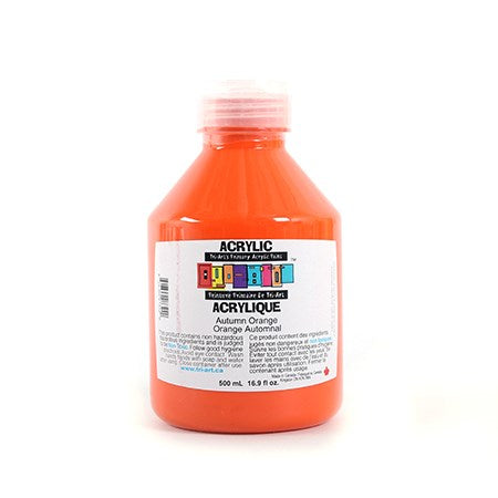 Primary Acrylic Autumn Orange - 500ml