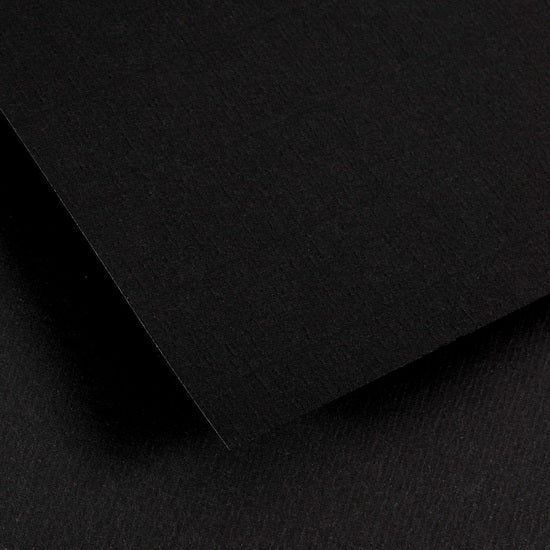 Feuille papier - ingres - 50x65cm - noir