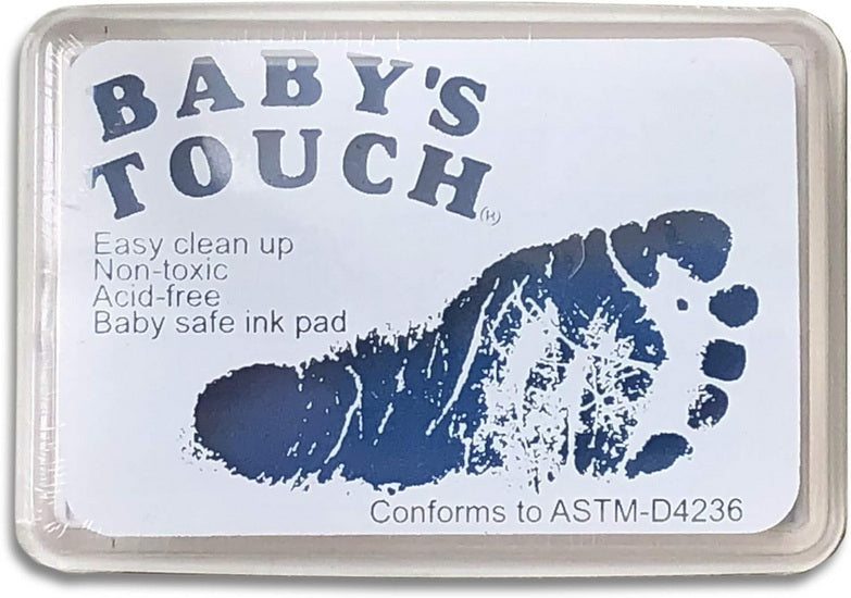 Baby Foot Print Ink Blue