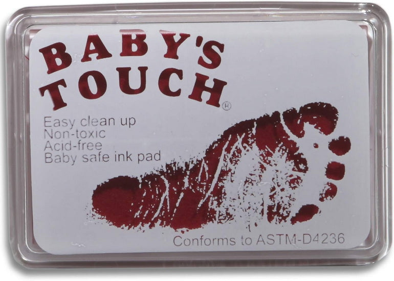 Baby Foot Print Ink Pink