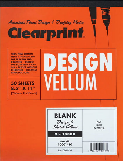 Bloc papier vélin 1000h - 8.5x11po