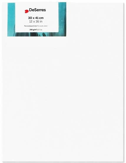 Regular canvas 1.6cm 12x16 in 190g/6.7oz