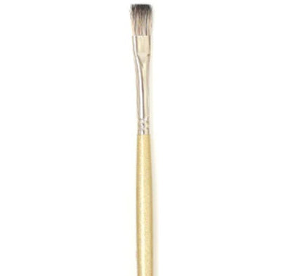 Brush Long Handle/Red Sable Flat - #6