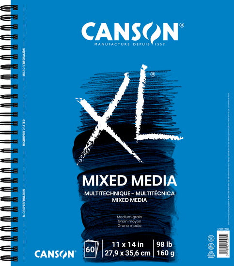 Cahier techniques mixtes - xl - 98lb - 11x14po (60f)