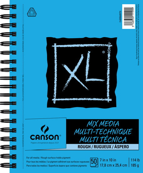 Mix media paper pad - rough - 114lb - 7x10in (50s)