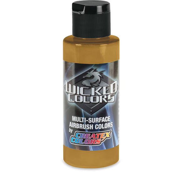 Couleurs pour aérographe wicked détail jaune ocre- 59ml