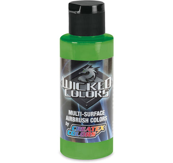 Wicked Airbrush Colors Green Fluorescent - 59ml